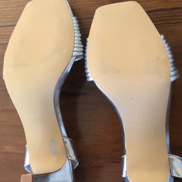 H by Halston metallic silver heels - Picture 8 of 8